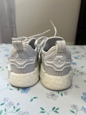 adidas Kids NMD Racer White Mesh Sneakers